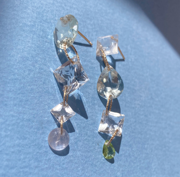 Prana gem drops ✴︎滴る宝石のしずく✴︎k14gf 9枚目の画像