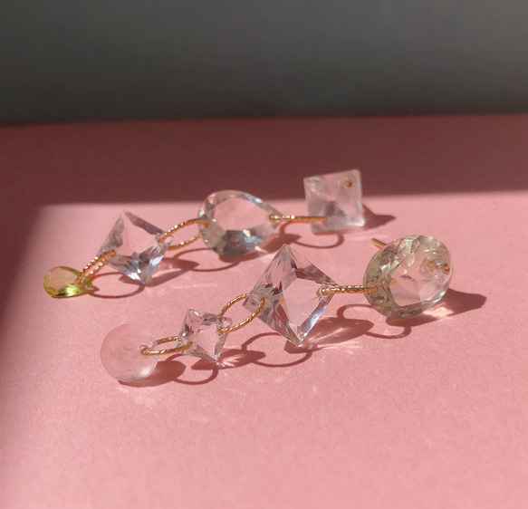 Prana gem drops ✴︎滴る宝石のしずく✴︎k14gf 2枚目の画像