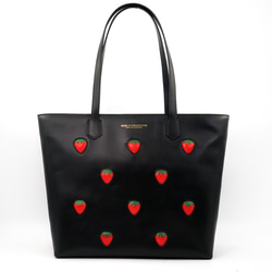 【More Strawberries Collection】A4トートバッグ（赤いちご） 1枚目の画像