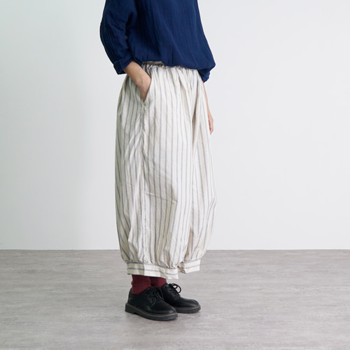 sus-sous trousers pierrot / L55C45 HBT hickory washer