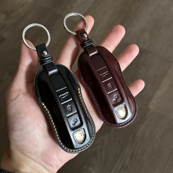 ポルシェコードバンレザー製品プレミアムレザー製品 キーケース Shao