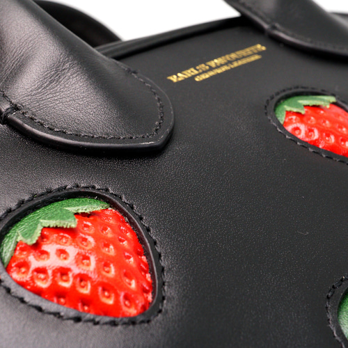 More Strawberries Collection】ミニボストンバッグ（赤いちご