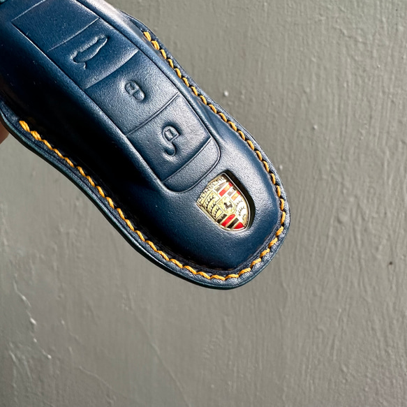 Porsche Cordovan コードバン レザーキースーツ 革製品 高級皮革 キーケース 本革 プレゼント 第6張的照片