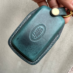 Land Rover Wax leather レザーキースーツ キーケース 革製品 スマートキーケース 名入れ 本革 第4張的照片