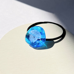 クラゲの水面ヘアゴム / 海 / レジン ヘアゴム 華昇 優羽 通販