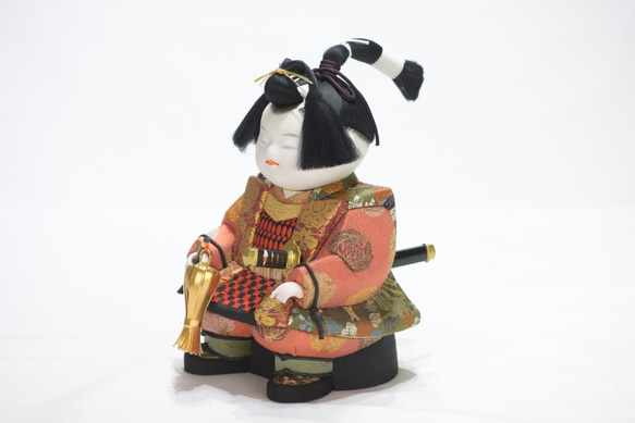 五月人形　【初陣】中橙 五月人形　 初陣