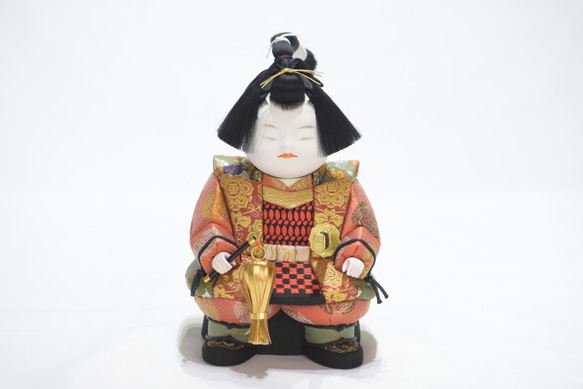 五月人形　【初陣】中橙 五月人形　 初陣
