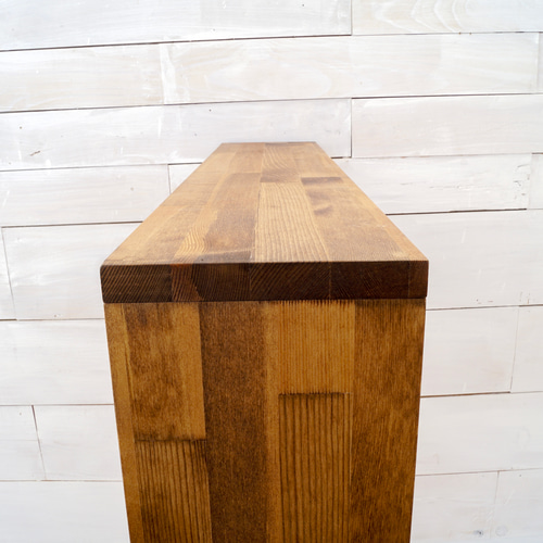 ②オープンシェルフ 4段 窓枠【受注】2色バイカラー300通り 収納棚