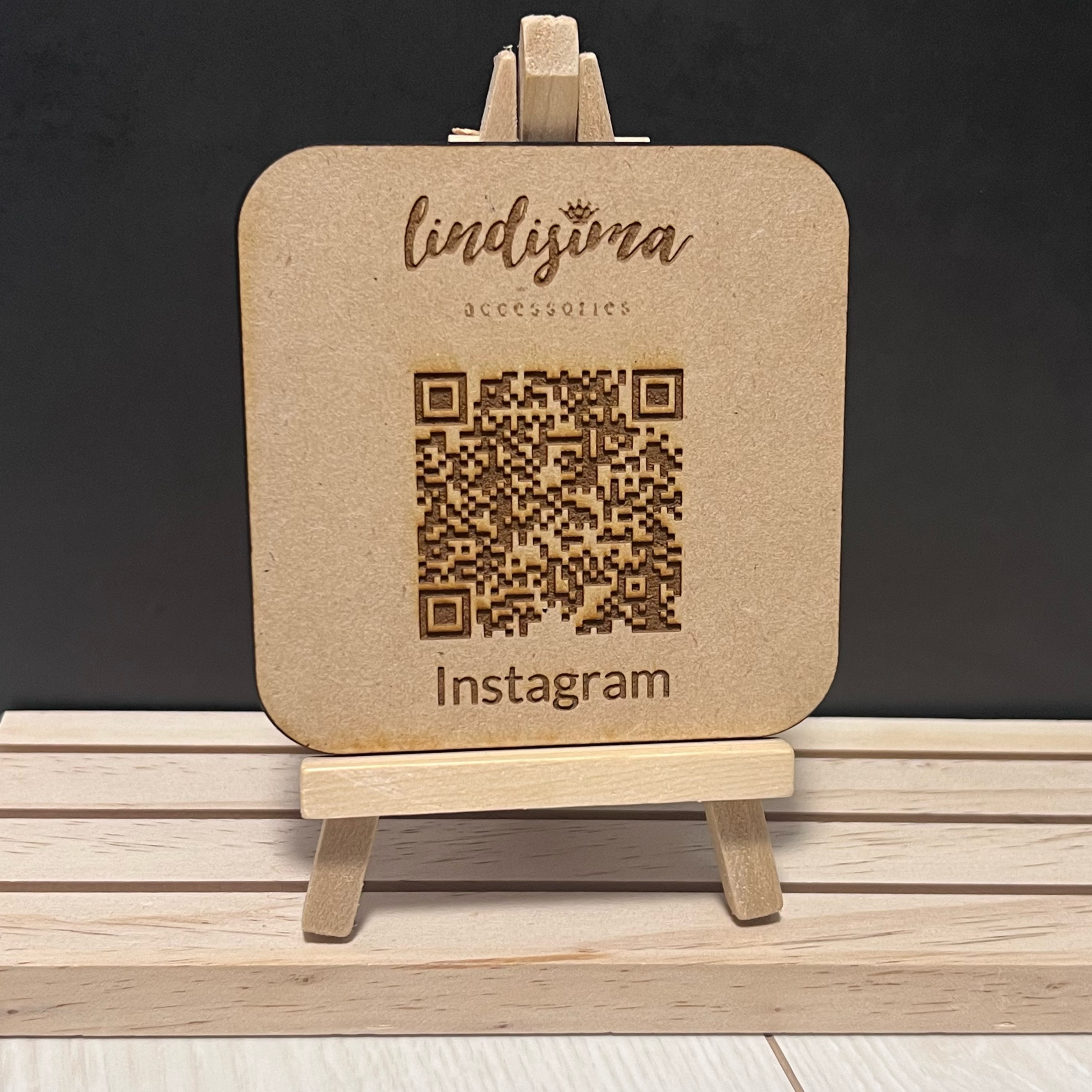 QRコードスタンド製作します☆ 看板 開店祝い おしゃれ インテリア
