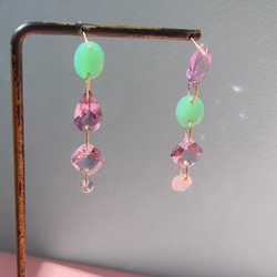 Prana spring gem drops ✴︎K14gf ピアス 8枚目の画像