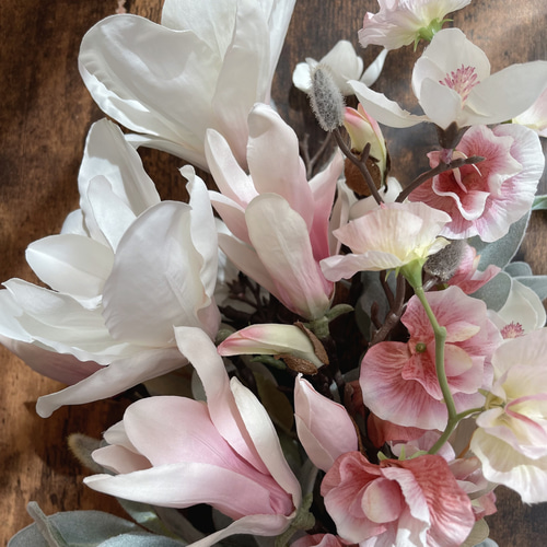 モクレンbouquet＊再販！！マグノリア ウェディングブーケ 和装ブーケ