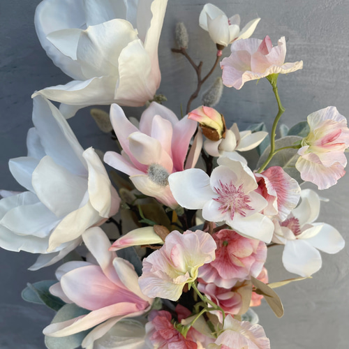 モクレンbouquet＊再販！！マグノリア ウェディングブーケ 和装ブーケ