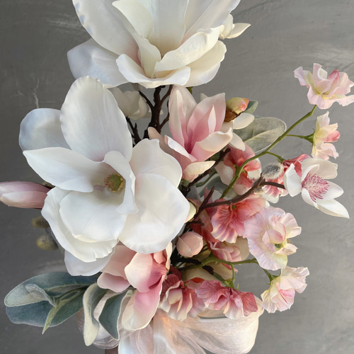 モクレンbouquet＊再販！！マグノリア ウェディングブーケ 和装ブーケ