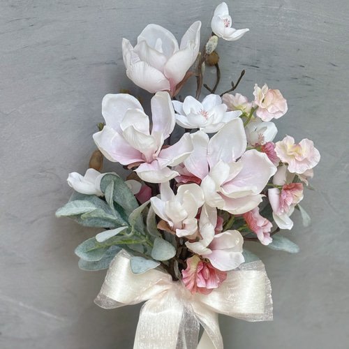 モクレンbouquet＊再販！！マグノリア ウェディングブーケ 和装