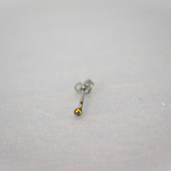 Titanium　pierced earrings・チタンピアス１粒=P・G・B=１８G 3枚目の画像
