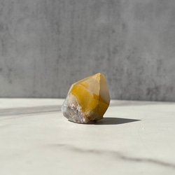 ナミビア産【イエローへマタイト】オレンジリバークォーツ 鉱物 天然石 4枚目の画像