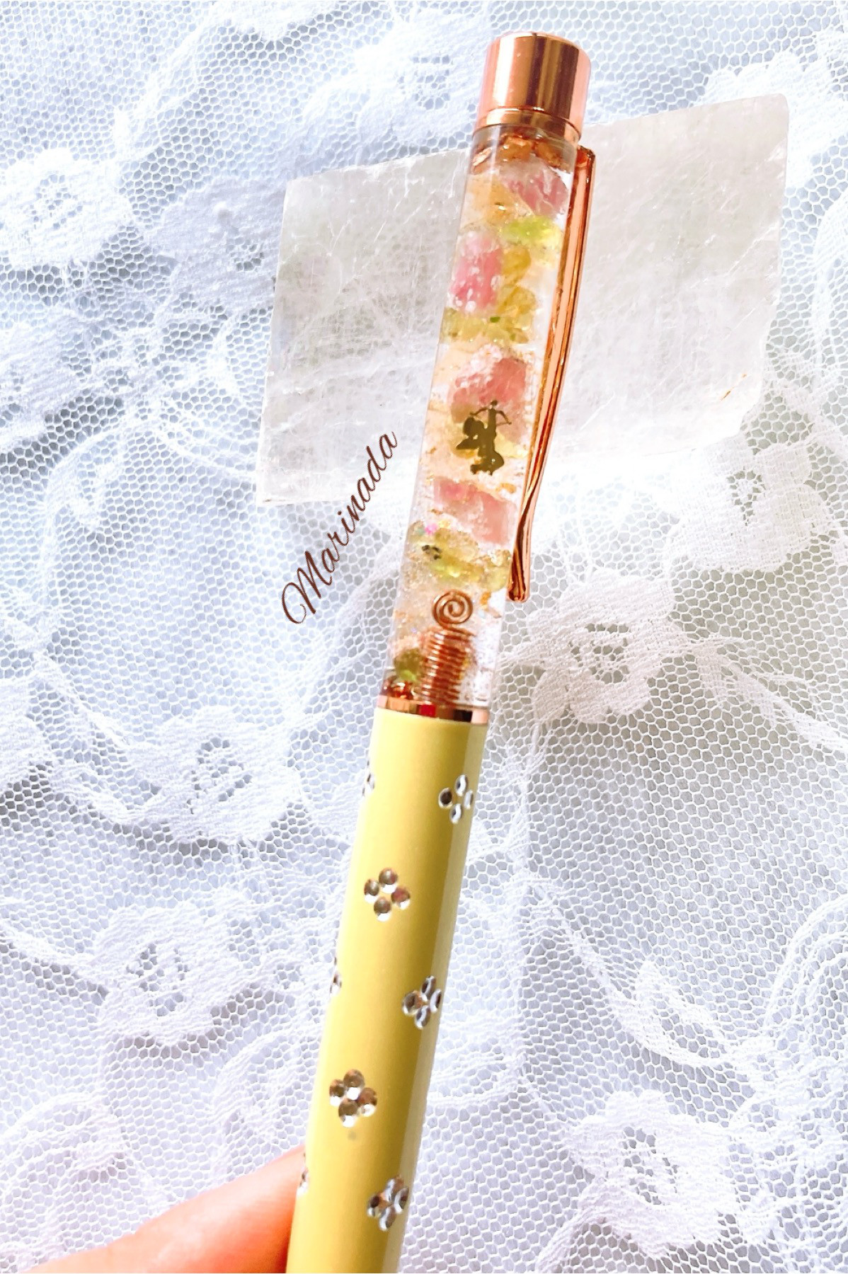 ピンクの薔薇のオルゴナイト♡ ミニ薔薇 オーバーナイトセンセーション 【花木苗 3号】｜ 【植物の