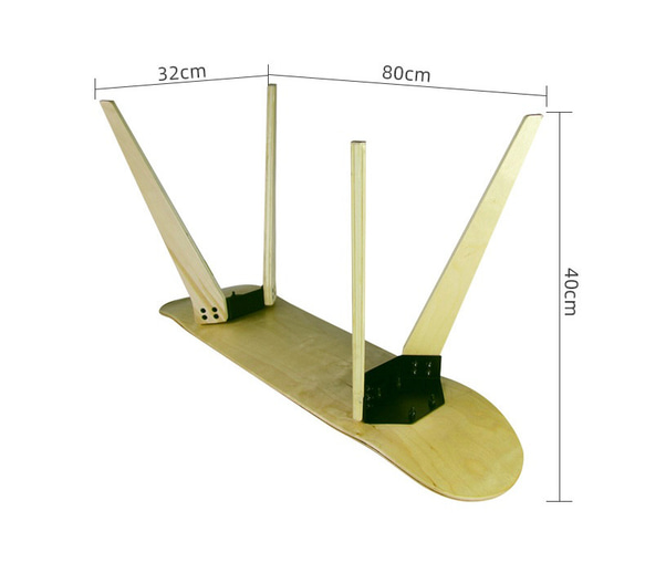 スケートボード　スケボー　テーブル　椅子　イス　チェア　ベンチ　サイドテーブル　コーヒーテーブル　ミニテーブル　104 13枚目の画像