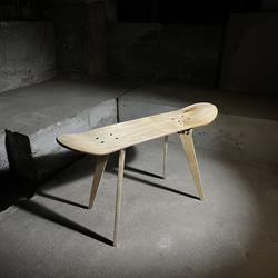 スケートボード　スケボー　テーブル　椅子　イス　チェア　ベンチ　サイドテーブル　コーヒーテーブル　ミニテーブル　104 2枚目の画像