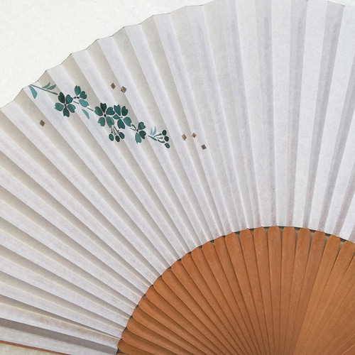 白檀扇子 趣 -omomuki- <鈴と桜> 京扇子 その他ファッション雑貨