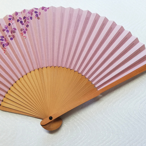 白檀扇 vintage 白檀扇子 ダマスク/20.5cm byakudan10 - itotsune