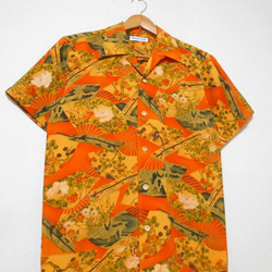 着物アロハシャツ Kimono Hawaiian Shirt AL-868/L 8枚目の画像