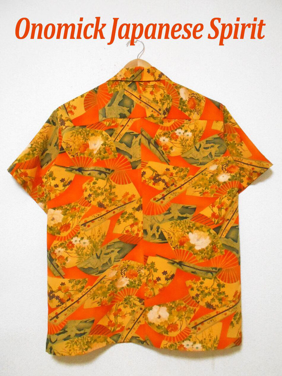 着物アロハシャツ Kimono Hawaiian Shirt AL-868/L 11枚目の画像