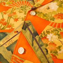 着物アロハシャツ Kimono Hawaiian Shirt AL-868/L 5枚目の画像