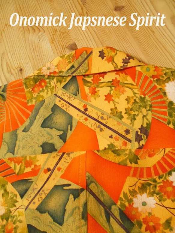 着物アロハシャツ Kimono Hawaiian Shirt AL-868/L 12枚目の画像