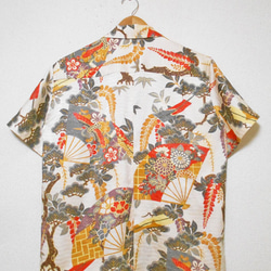 着物アロハシャツ Kimono Hawaiian Shirt AL-867/L 12枚目の画像
