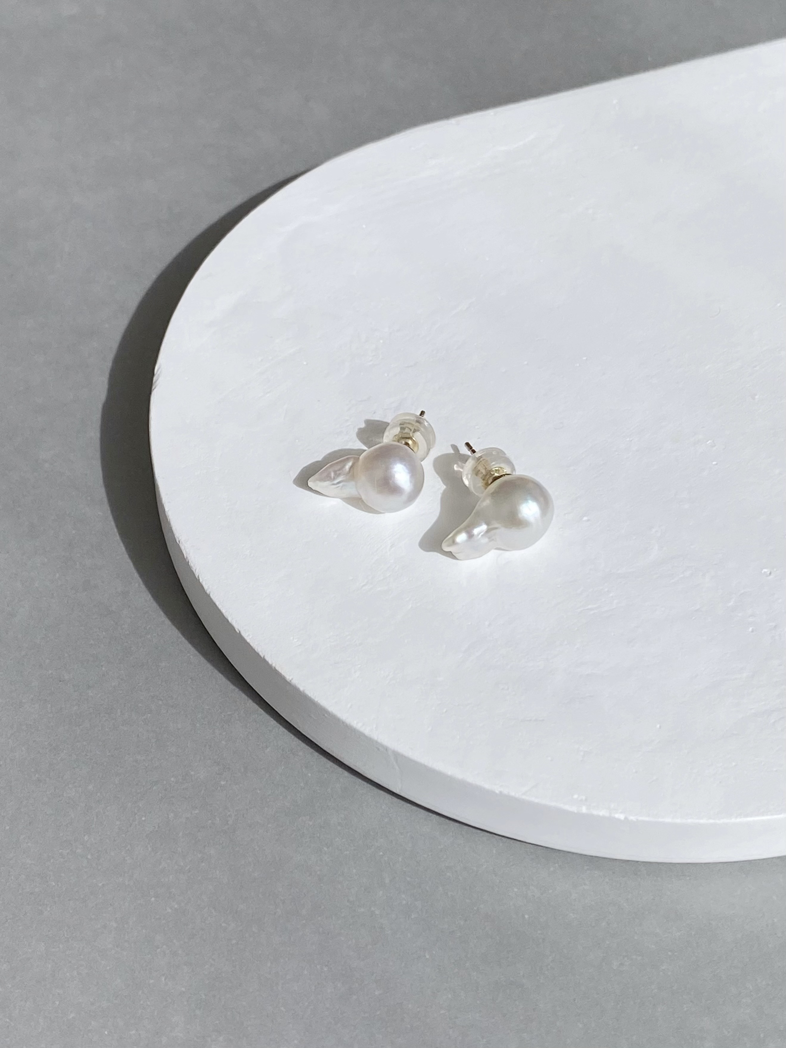 【パールselect】 edge pearl earrings　1〜5