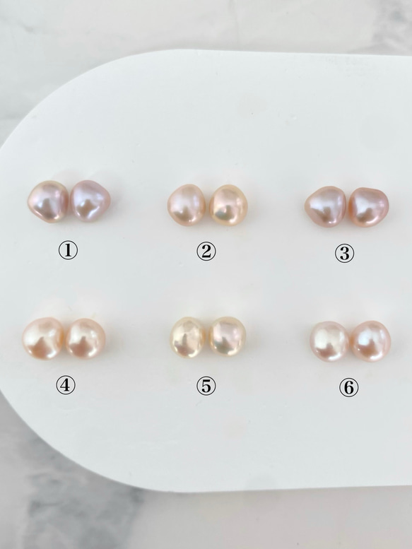 【パールselect】 petite pearl earrings 1〜6 3枚目の画像