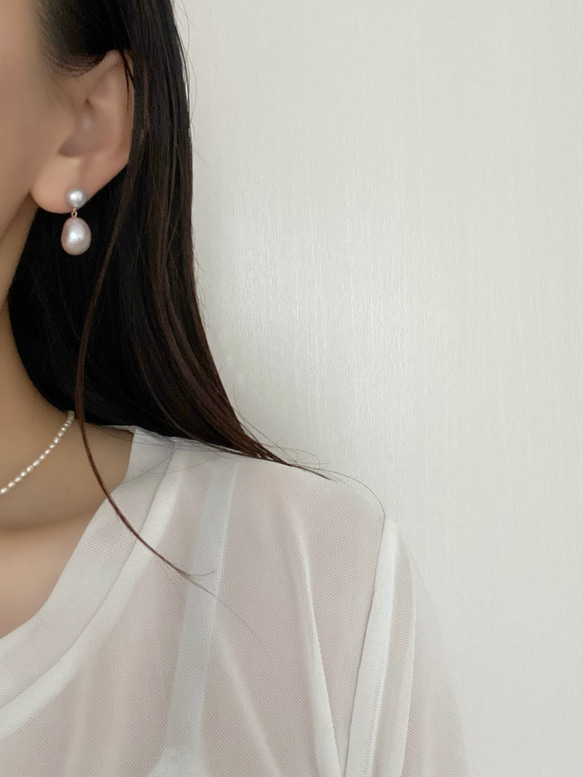 【パールselect】 petit mariage pearl earrings　1〜5 5枚目の画像