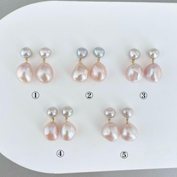 【パールselect】 petit mariage pearl earrings　1〜5 2枚目の画像