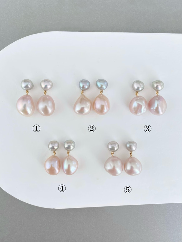 【パールselect】 petit mariage pearl earrings　1〜5 2枚目の画像