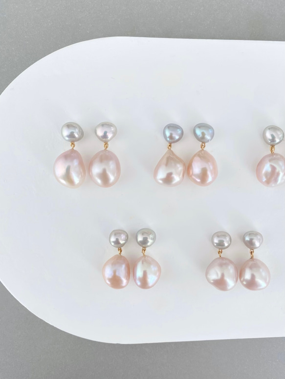 【パールselect】 petit mariage pearl earrings　1〜5 3枚目の画像