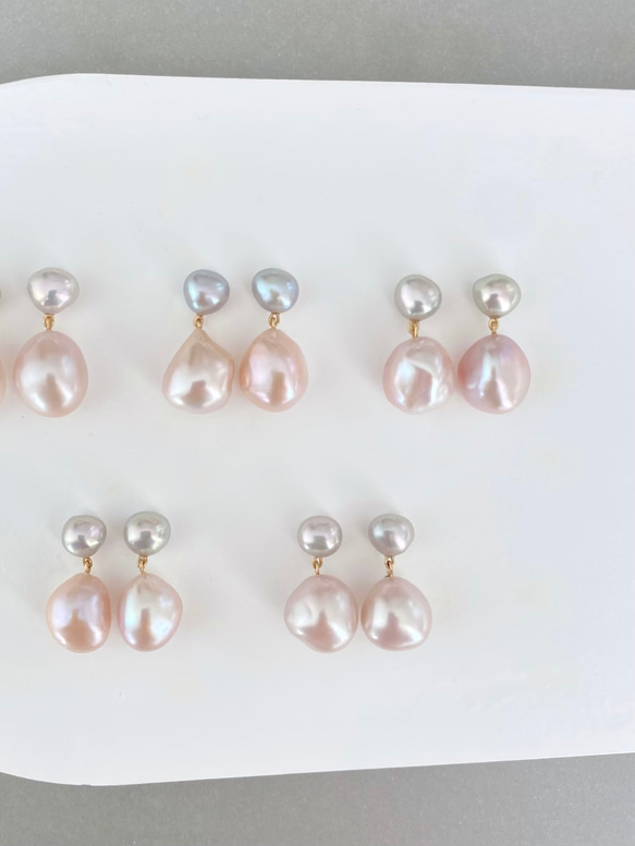 【パールselect】 petit mariage pearl earrings　1〜5 4枚目の画像