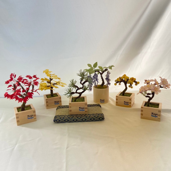 無形文化財手漉き和紙を使用した蟠幹松盆栽 その他インテリア雑貨