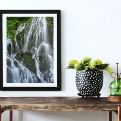乗鞍高原 日本の滝百選 三本滝 インテリアアートポスター IVYL-025