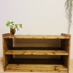 オープンラック 収納棚 本棚 キッチンラック チェスト 食器棚 棚