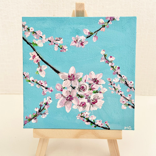 ブランド公式通販サイト 桜のキャンバスアート、桜の絵、桜のアート、さくら、桜 Art 畫 絵画