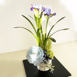 端午の節句 菖蒲の花アレンジメント  ta-01テーブルフラワー 3枚目の画像