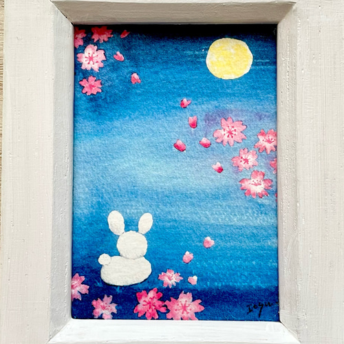 大きな銀杏の木」透明水彩画 原画 風景画 額縁付 F4サイズ 絵画