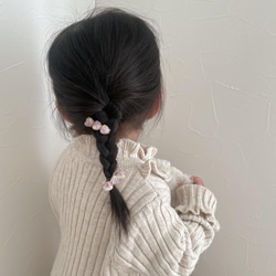 【　ドライフラワーのヘアクリップ　】 4枚目の画像