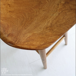 チーク無垢材 バースツールSliv/03 椅子 カウンターチェア ハイスツール イス 素朴 プリミティブ 無垢材家具 2枚目の画像