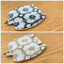 特別価格♪ ミナペルホネン　☆ アネモネ　花柄　♡ コースター　２枚　♪ 特別価格♪ ミナペルホネン ☆ アネモネ 花柄 ♡ コースター 2枚 ♪