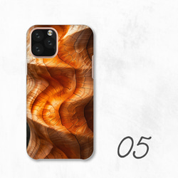 木紋環保時尚自然智慧型手機保護殼相容於所有型號後背硬殼 NLFT-HARD-a286 第7張的照片