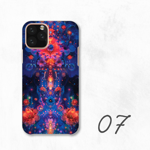 カラフル ユニーク 芸術的 模様 個性 派手 全機種対応スマホケース