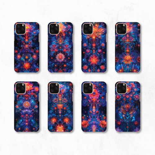 カラフル ユニーク 芸術的 模様 個性 派手 全機種対応スマホケース