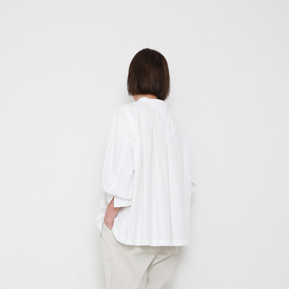 Vertical shirts / white 1枚目の画像